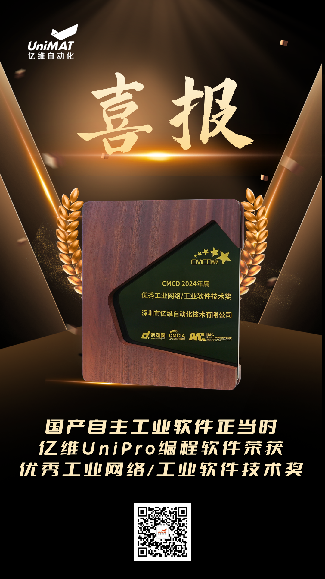 美高梅官网正网UniPro荣获CMCD2024年度优秀工业网络/工业软件技术奖
